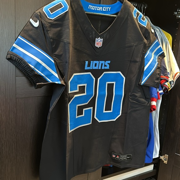 Barry Sanders Detroit Lions Nike Alternate Vapor F.U.S.E. Elite Authentic Jersey - Picture 3 of 6